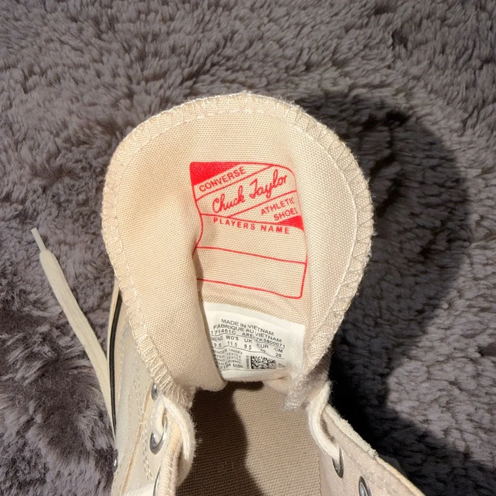Converse chuck 70 high egret camo size 9.5